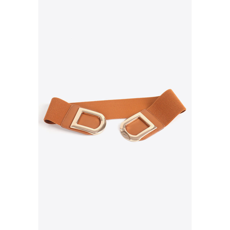 Double D Buckle PU Belt