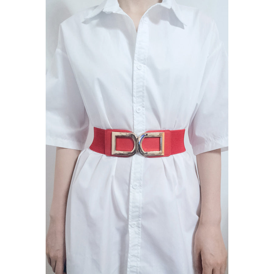 Double D Buckle PU Belt