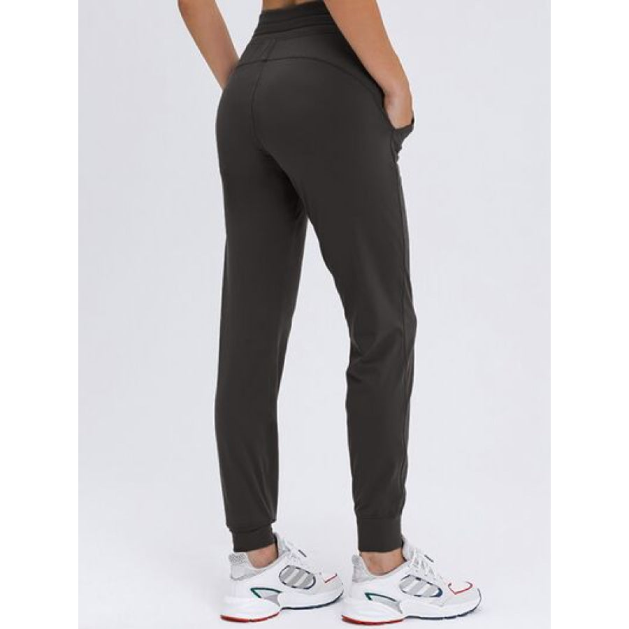 Double Take Tied Joggers with Pockets Clothing