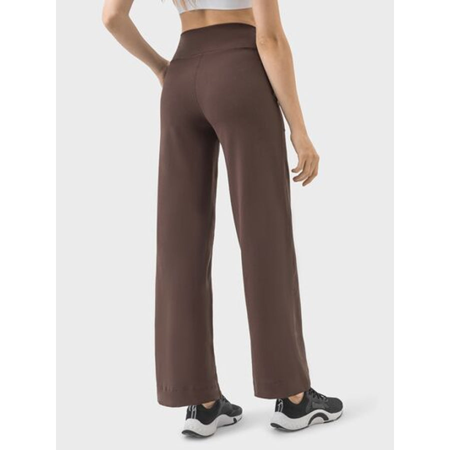 Drawstring Active Pants with Pockets Apparel and Accessories