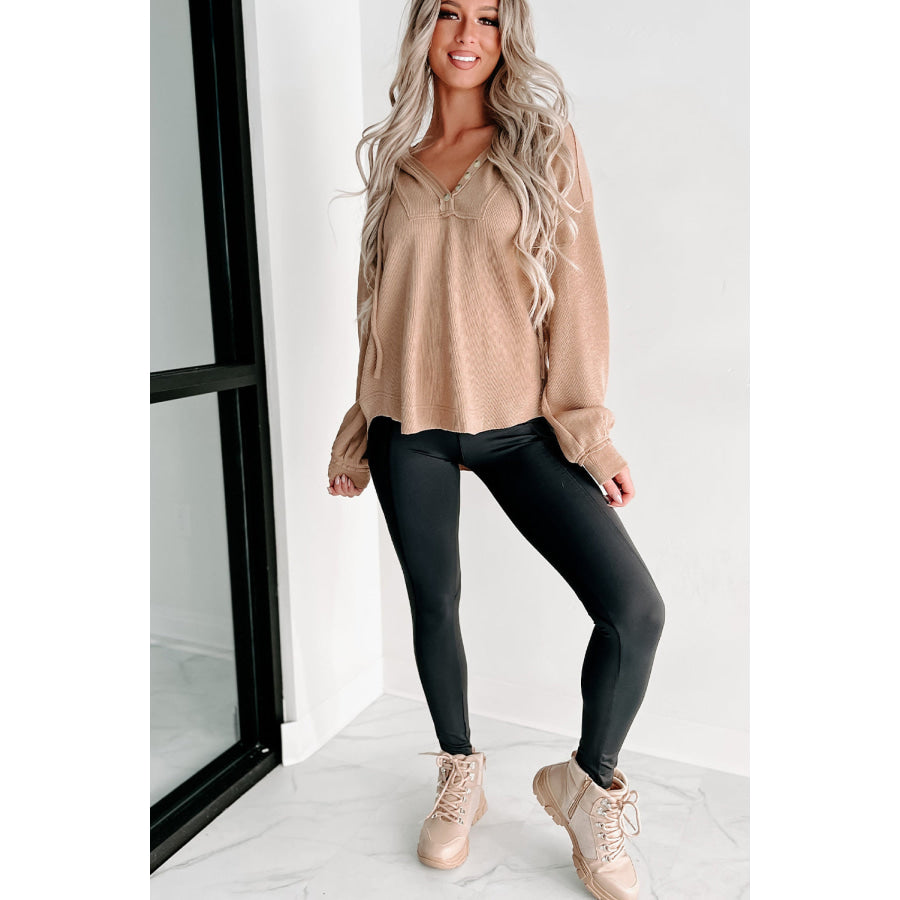 Drawstring Long Sleeve Hoodie Apparel and Accessories