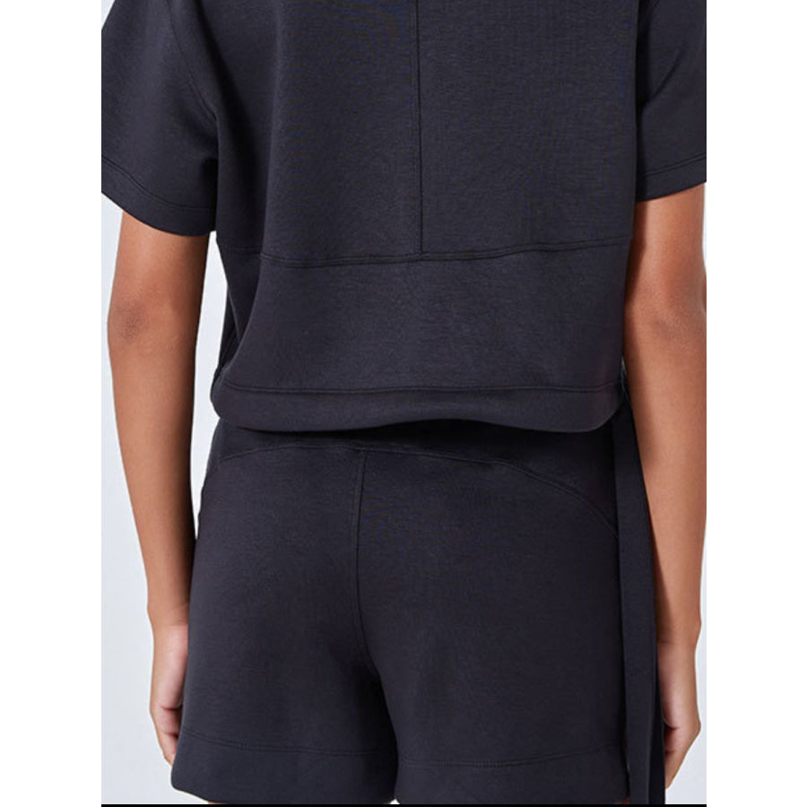 Drawstring Solid Color Shorts with Pockets Apparel and Accessories