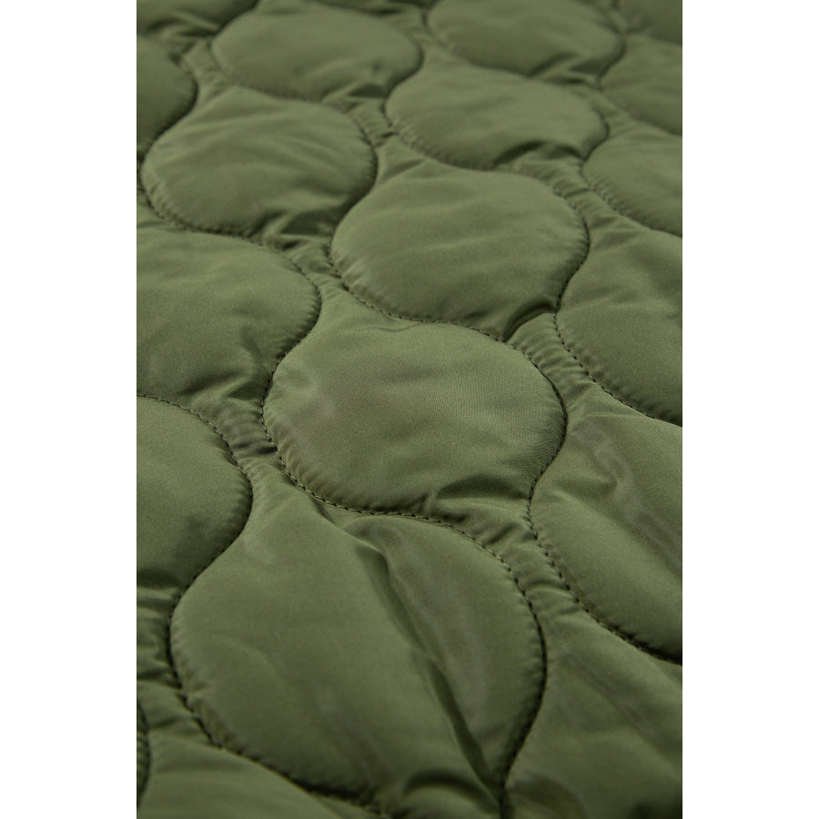 Drawstring Zip Up Hooded Vest Coat Apparel and Accessories