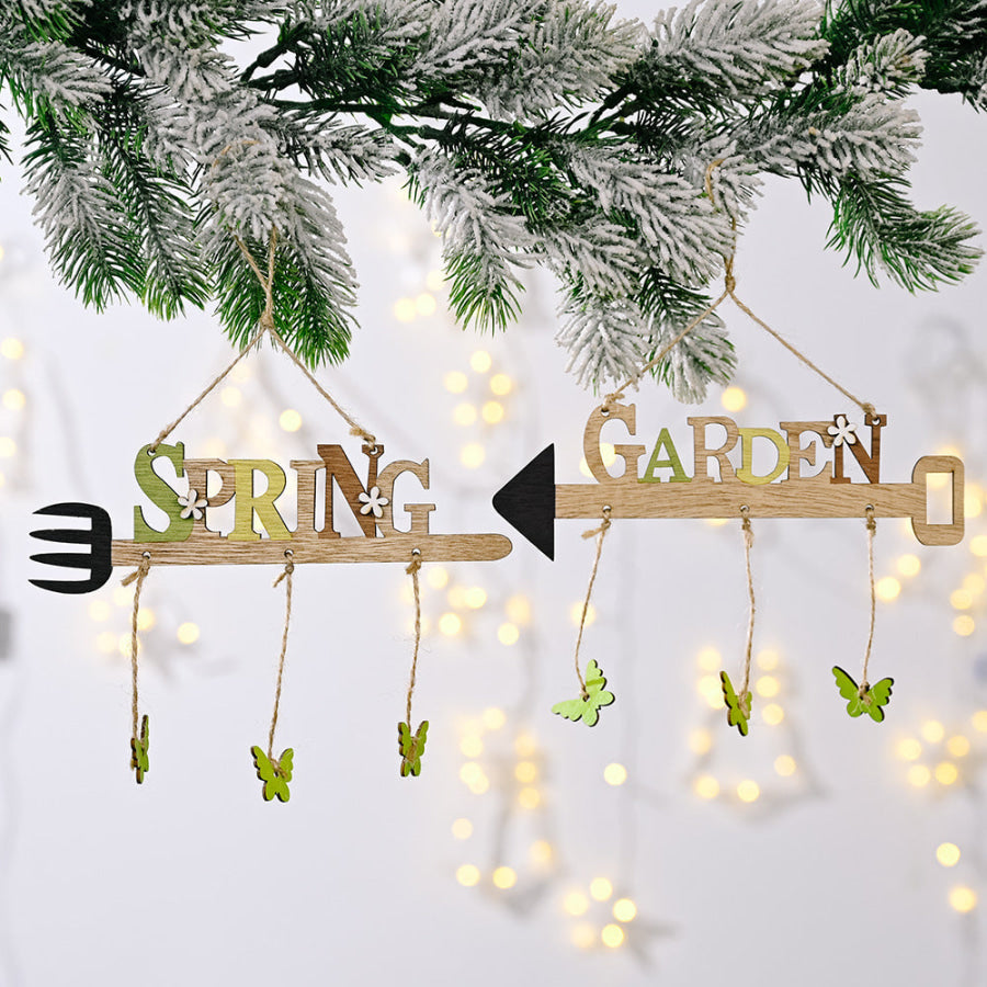 Easter Wooden Hanging Widget Apparel and Accessories