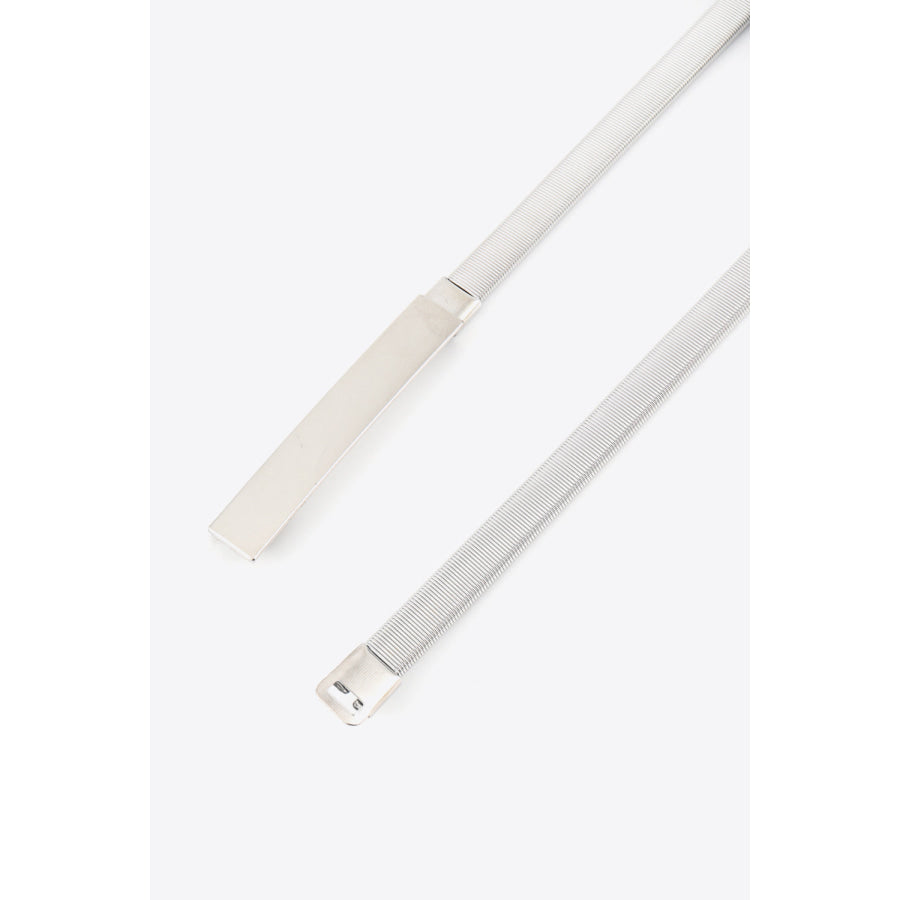 Elastic Iron Skinny Belt