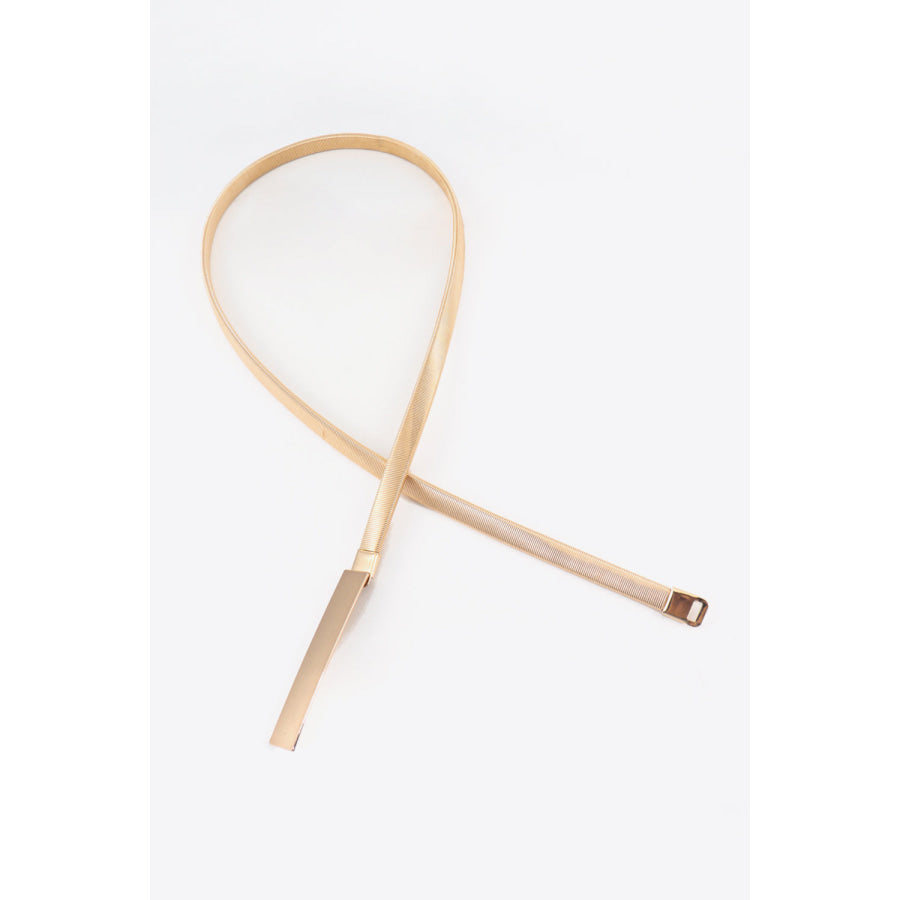 Elastic Iron Skinny Belt