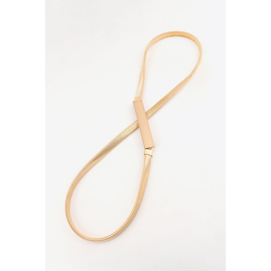 Elastic Iron Skinny Belt