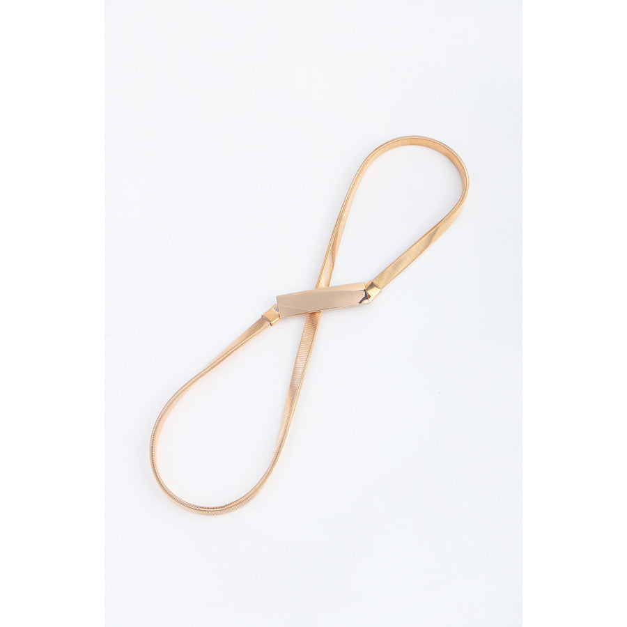 Elastic Iron Skinny Belt