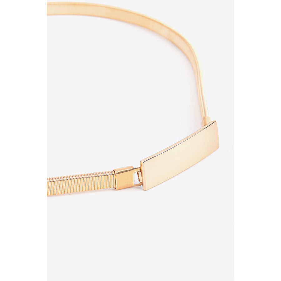 Elastic Iron Skinny Belt