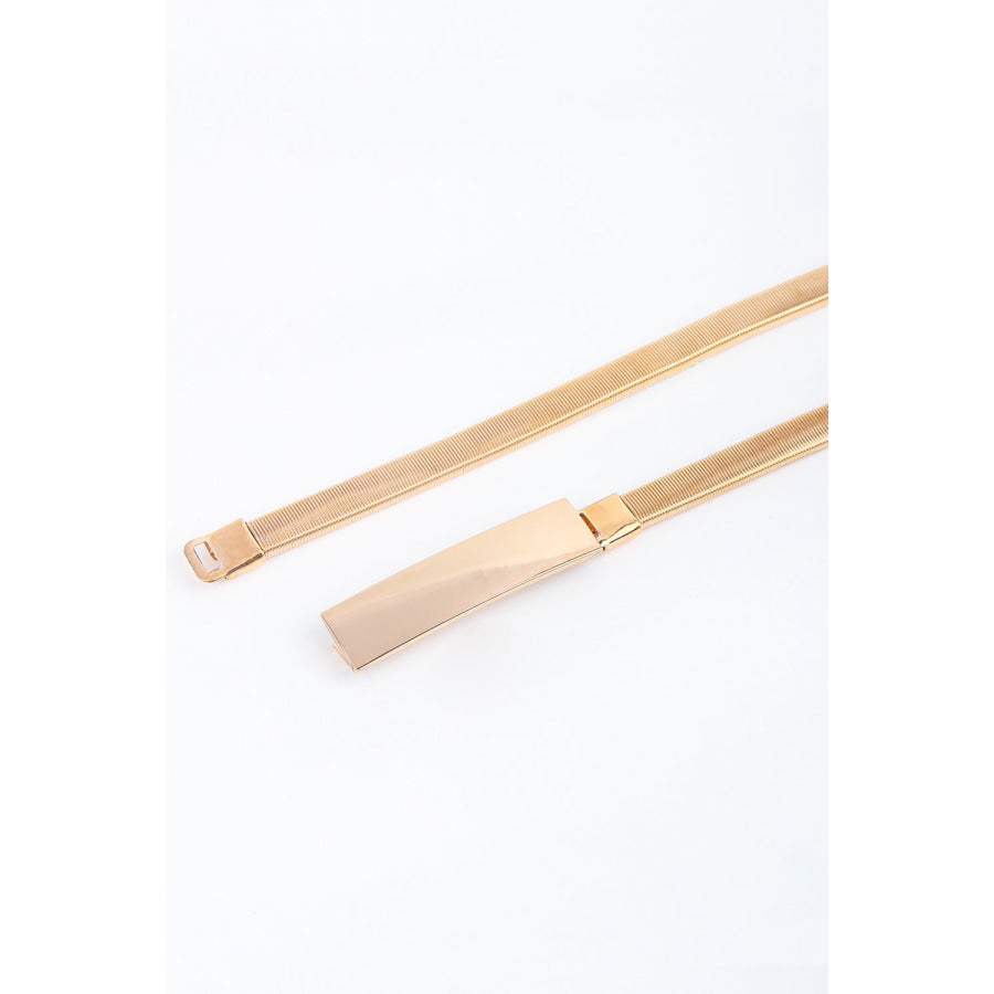 Elastic Iron Skinny Belt