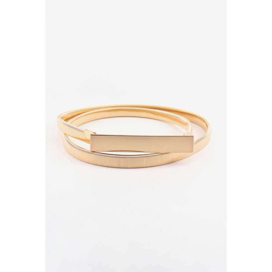 Elastic Iron Skinny Belt