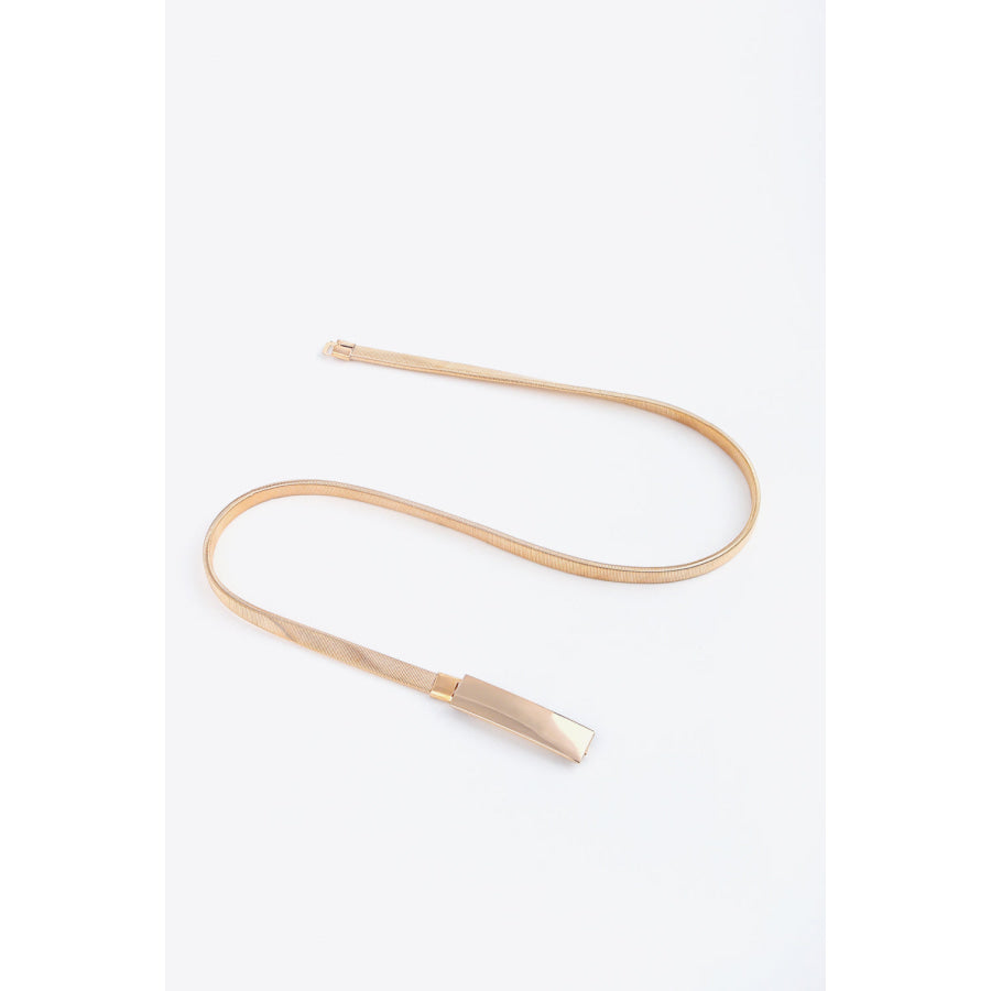 Elastic Iron Skinny Belt