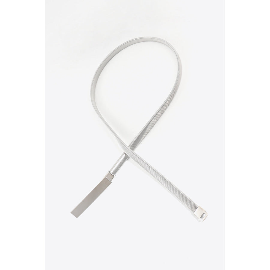 Elastic Iron Skinny Belt