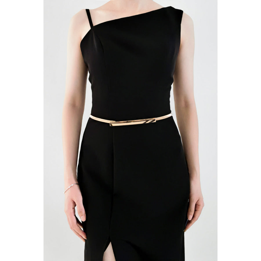 Elastic Iron Skinny Belt