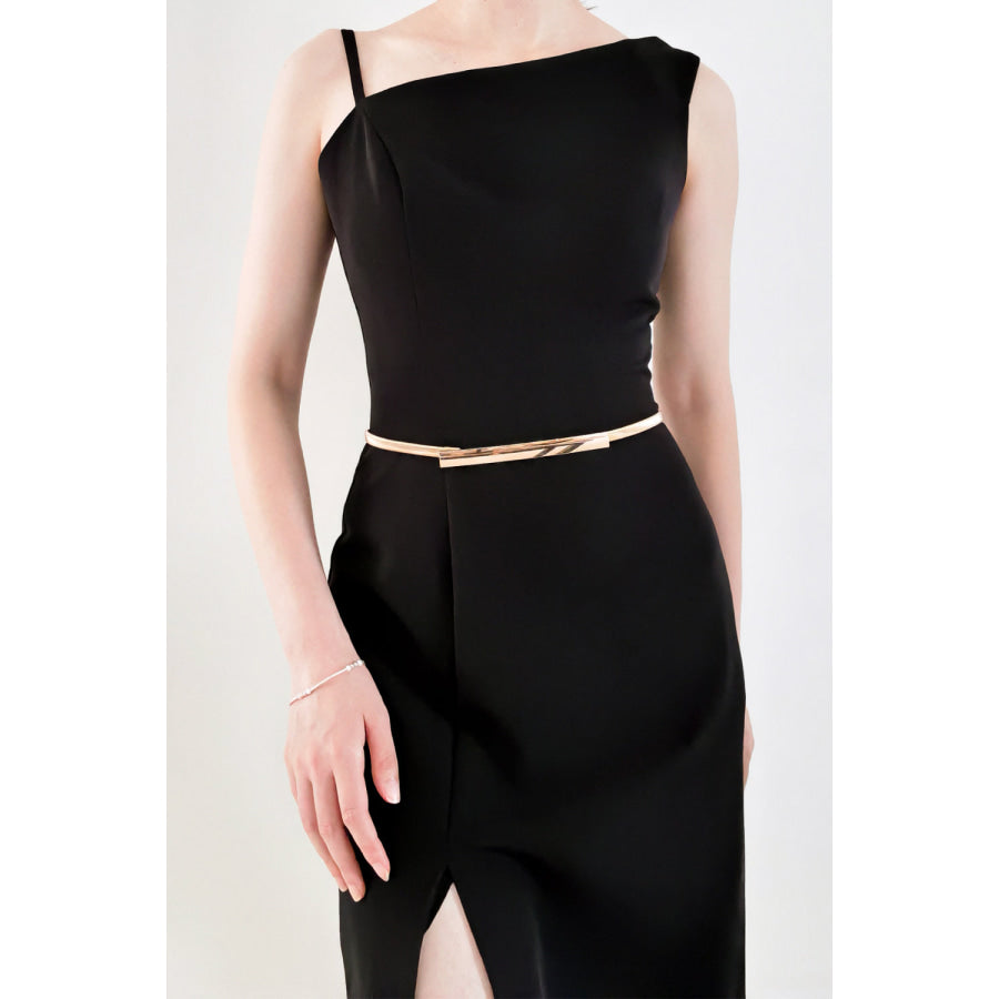 Elastic Iron Skinny Belt