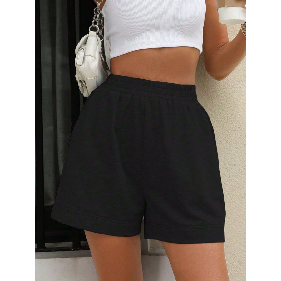 Elastic Waist Shorts Apparel and Accessories