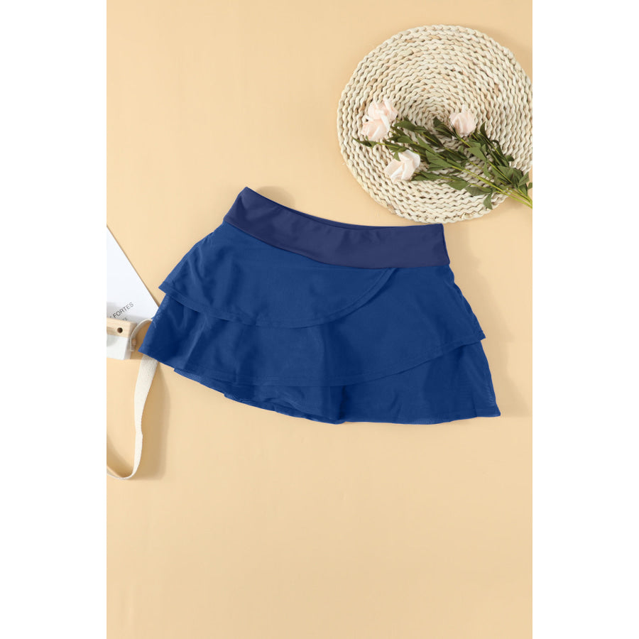 Elastic Waist Swim Skirt Apparel and Accessories