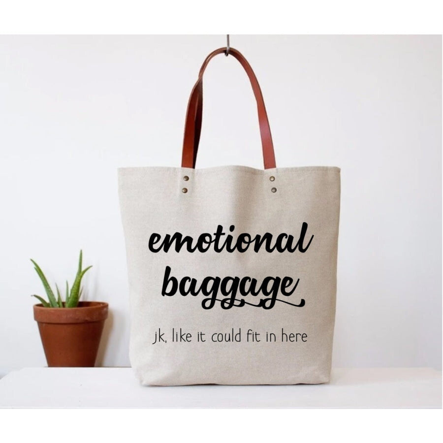 Emotional Baggage Tote Bag Tote Bag