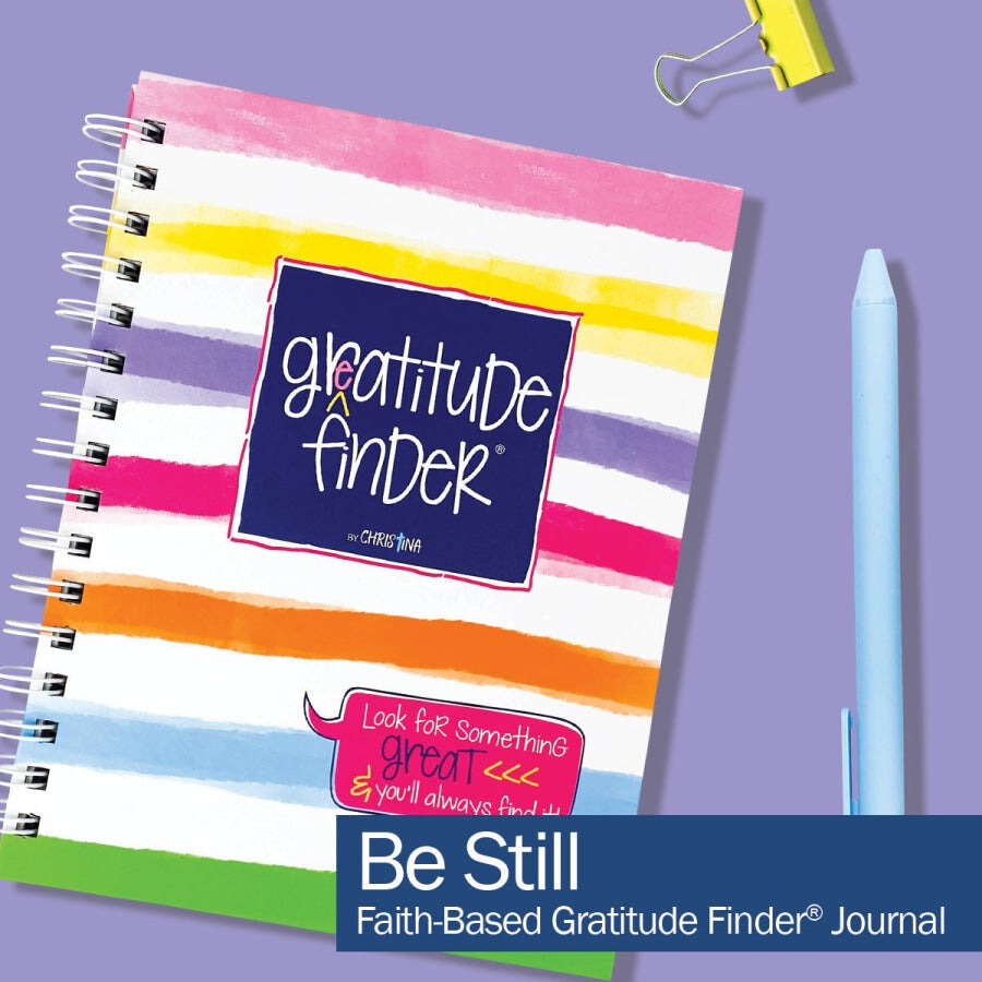 Faith-Based Gratitude Finder® Journals by Christina Be Still Gratitude