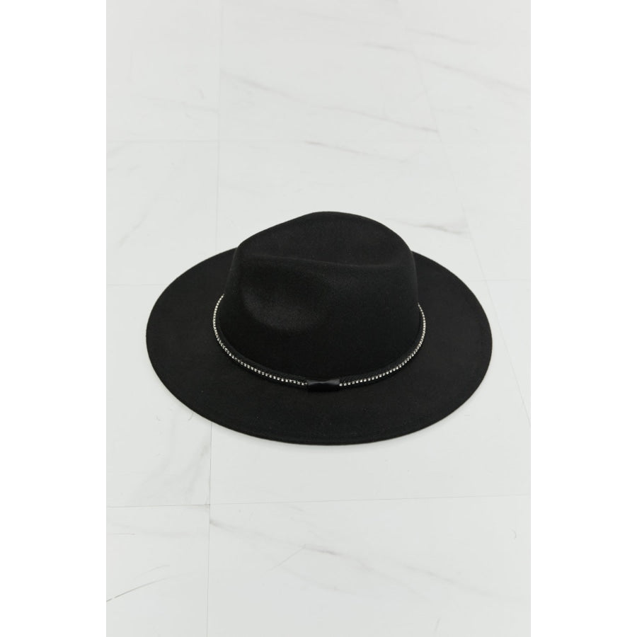 Fame Bring It Back Fedora Hat Black / One Size