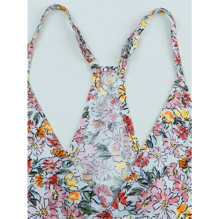 Floral Surplice Cami Apparel and Accessories