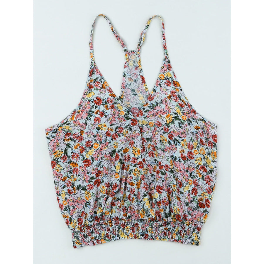 Floral Surplice Cami Apparel and Accessories