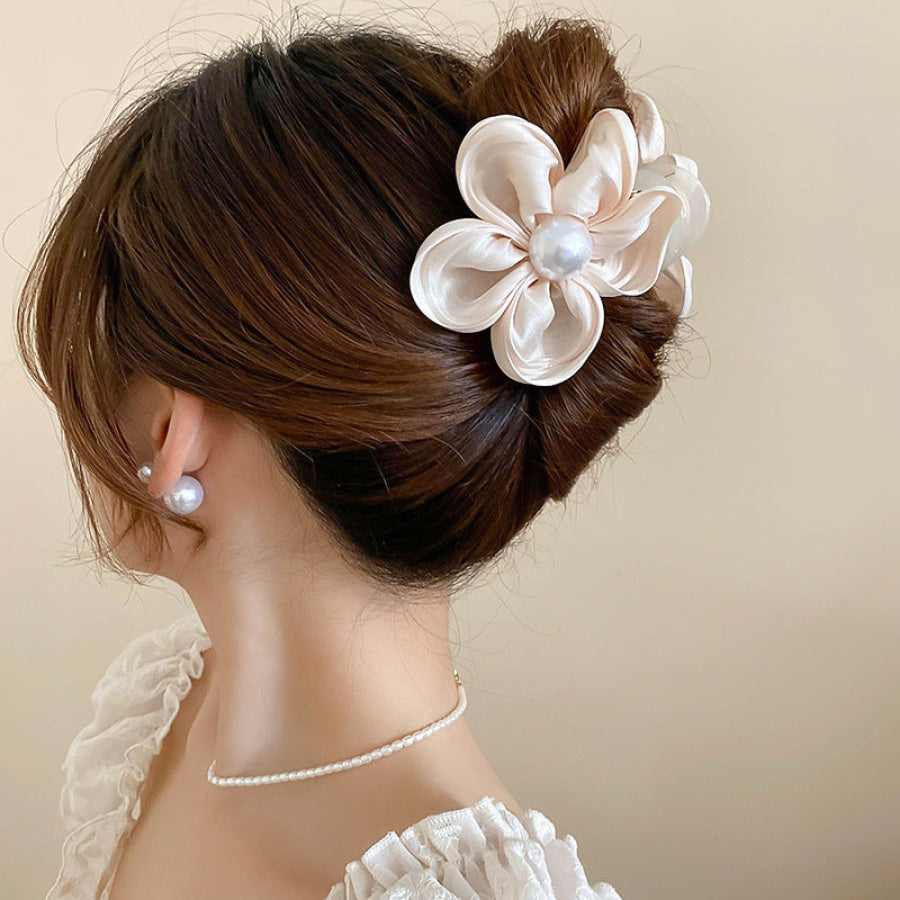 Flower Acrylic Hair Claw Clip Apparel and Accessories