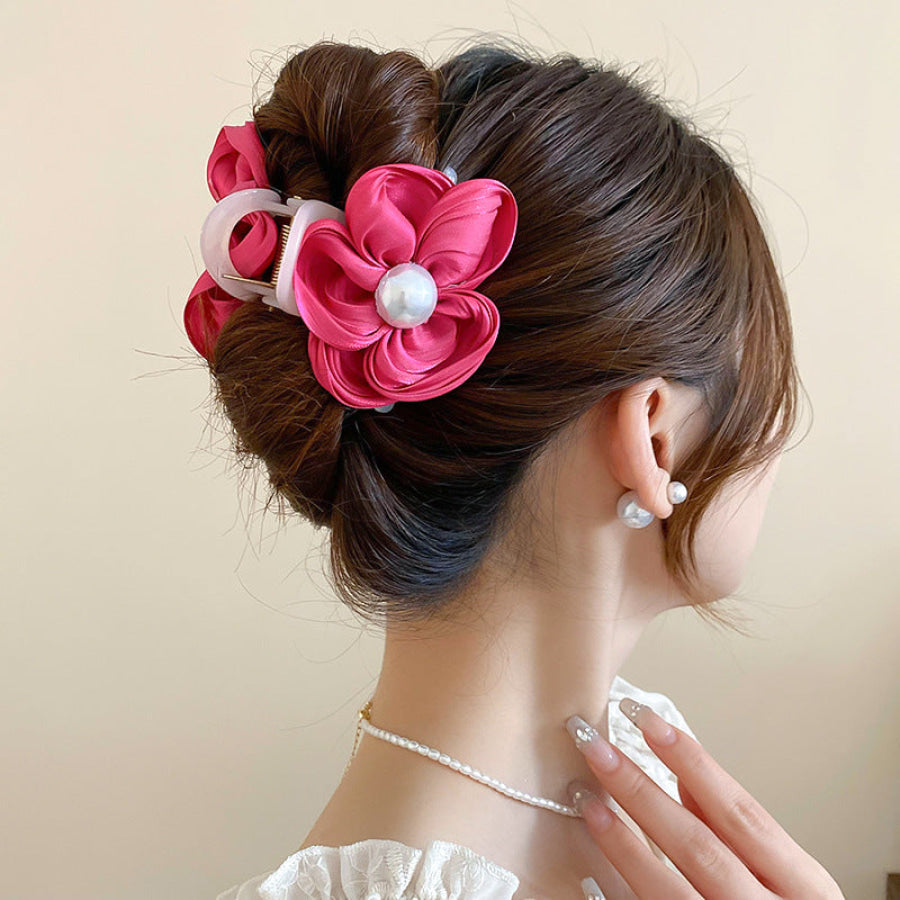 Flower Acrylic Hair Claw Clip Apparel and Accessories