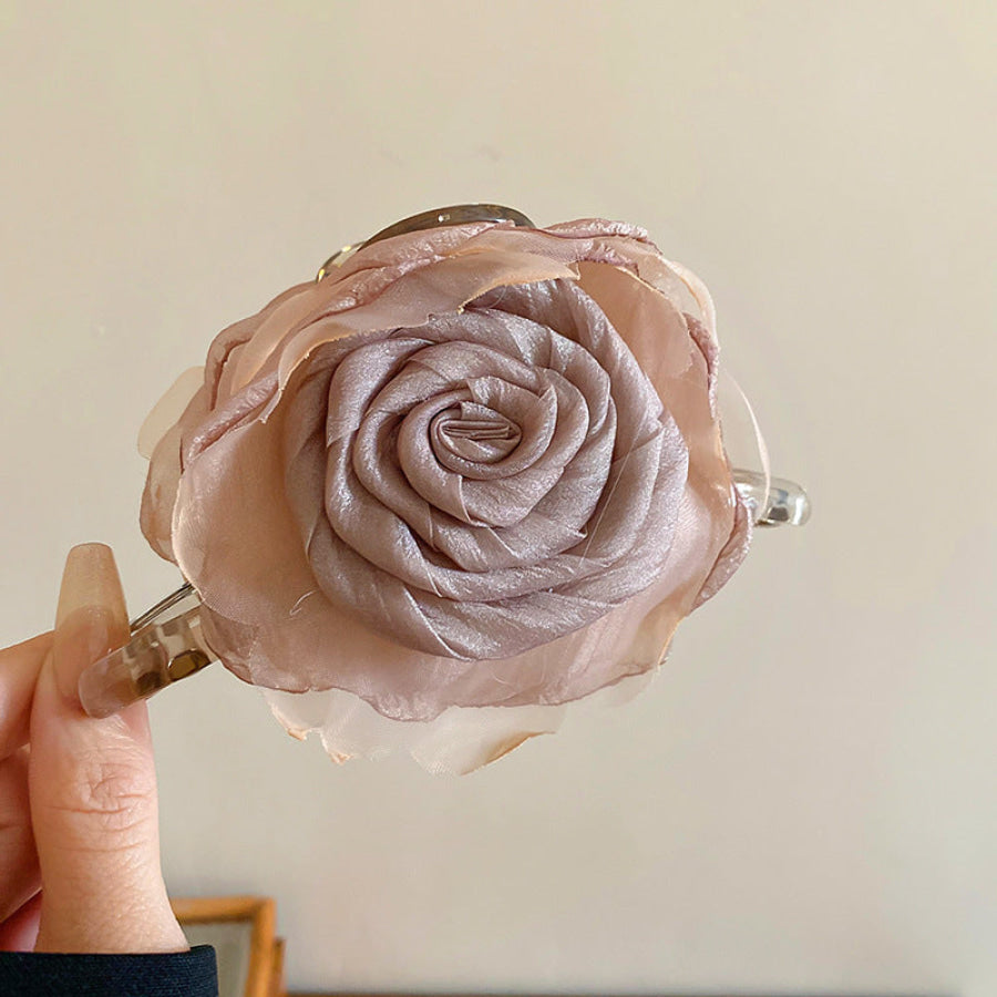 Flower Acrylic Hair Claw Clip Dust Storm / One Size Apparel and Accessories