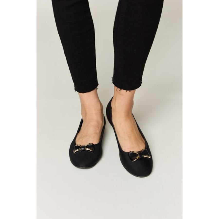 Forever Link Metal Buckle Flat Loafers Apparel and Accessories