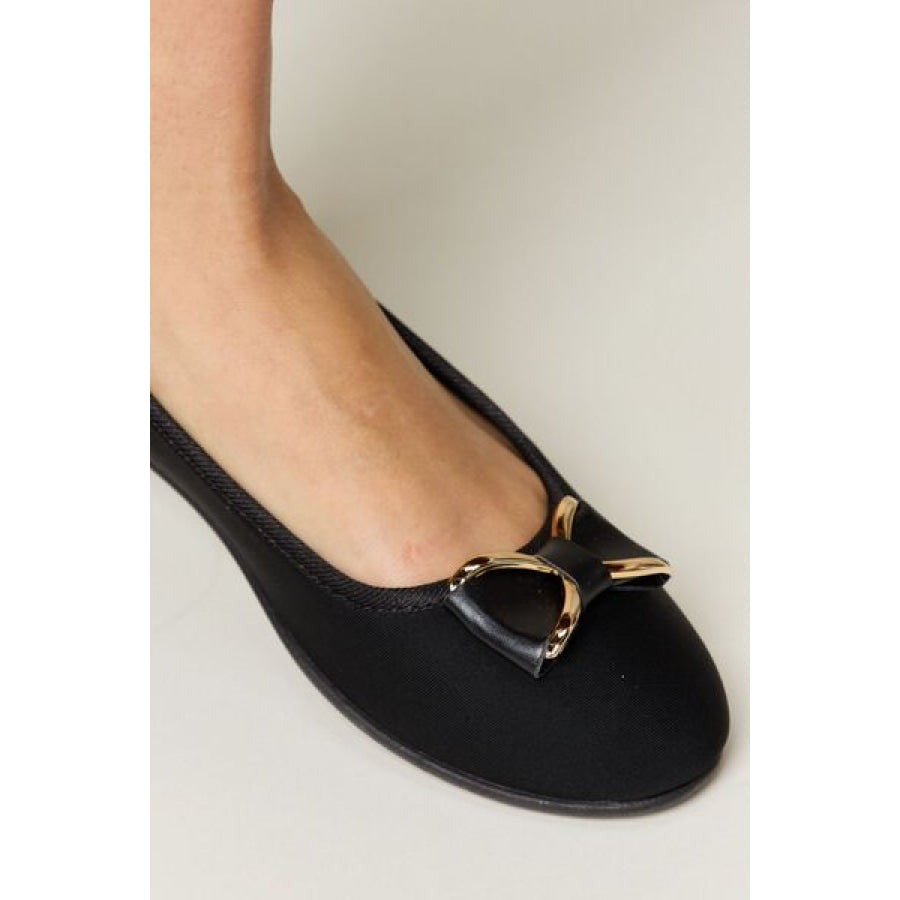 Forever Link Metal Buckle Flat Loafers Apparel and Accessories