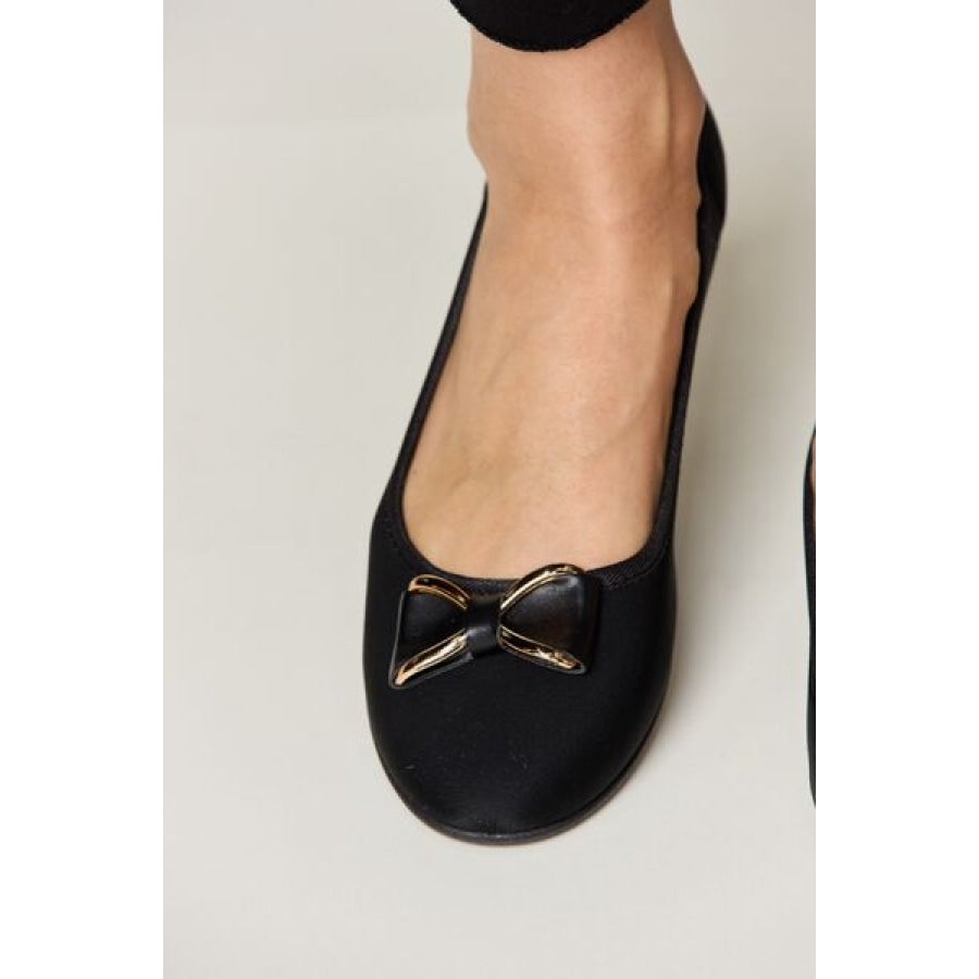 Forever Link Metal Buckle Flat Loafers Apparel and Accessories