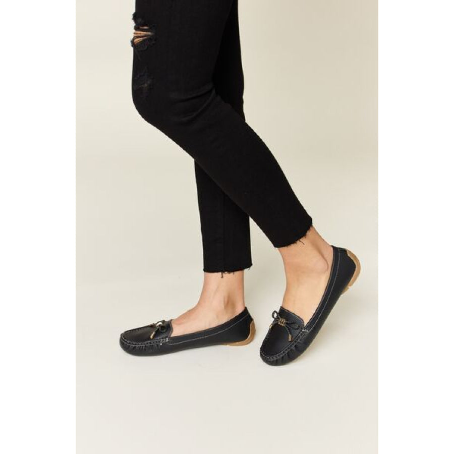 Forever Link Slip On Bow Flats Loafers Apparel and Accessories