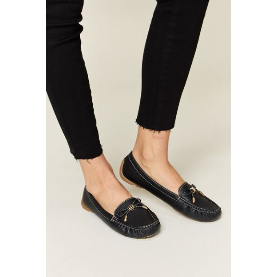 Forever Link Slip On Bow Flats Loafers Apparel and Accessories