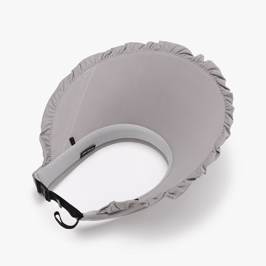 Frill Adjustable Ice Silk Sun Hat Apparel and Accessories