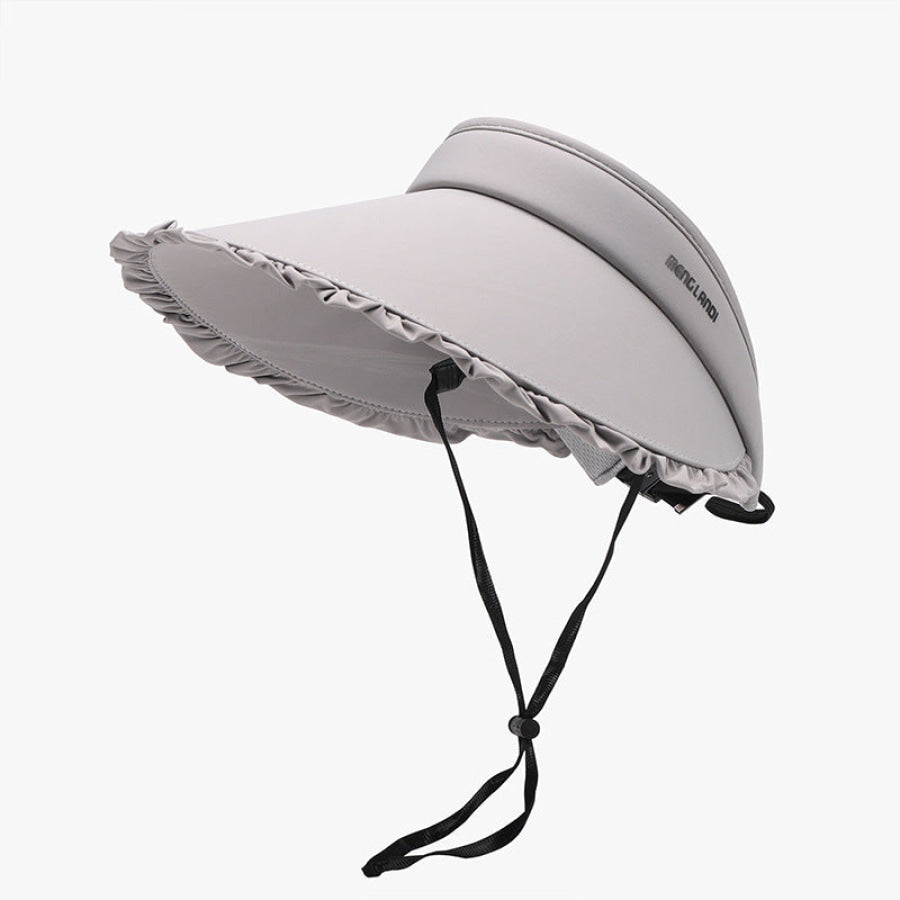 Frill Adjustable Ice Silk Sun Hat Apparel and Accessories