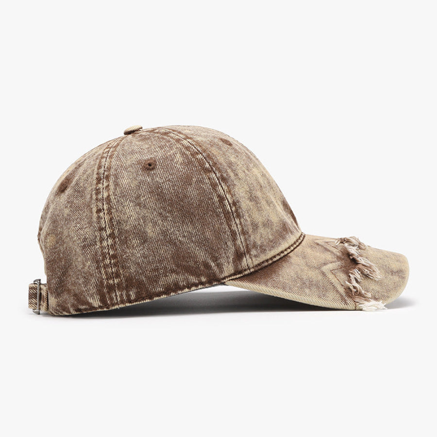 Fringe Adjustable Cotton Baseball Cap Apparel and Accessories