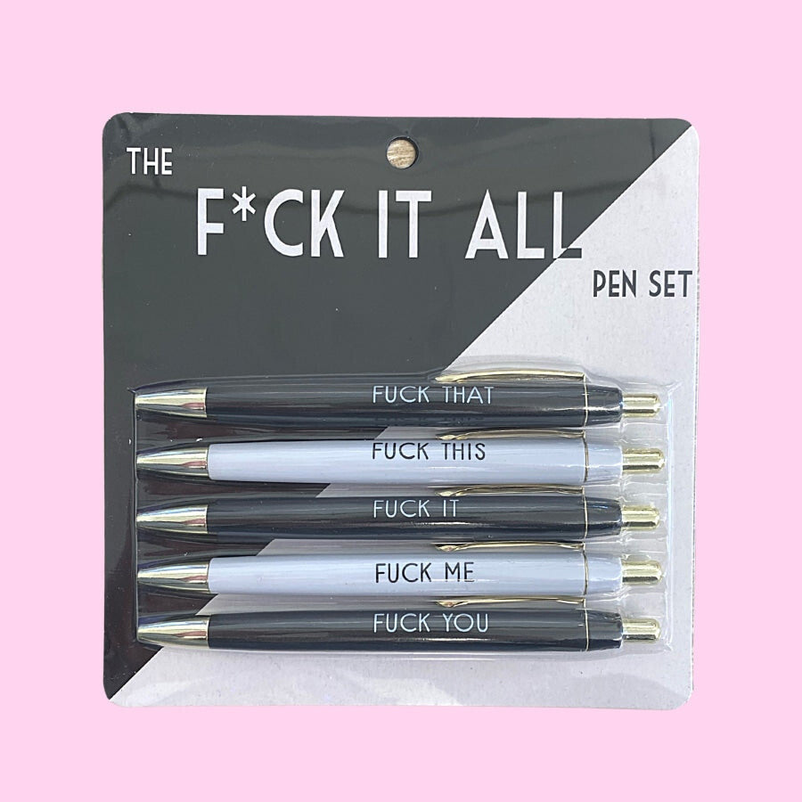 Fuck It All Pen Set Pen