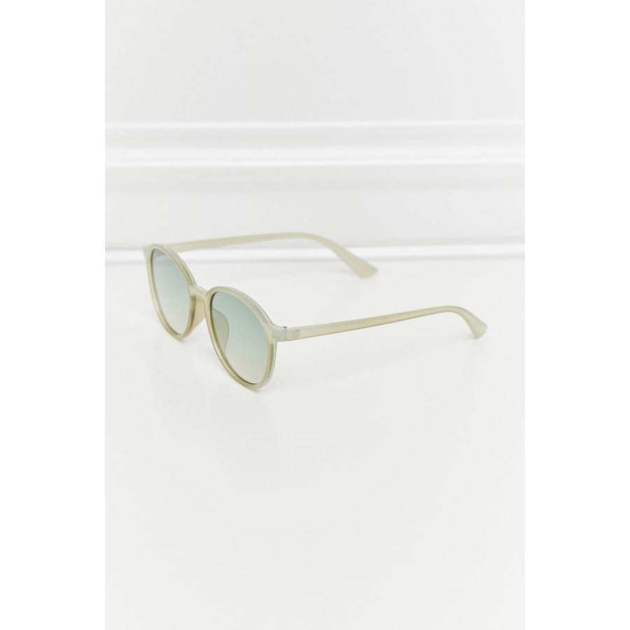 Full Rim Polycarbonate Frame Sunglasses Mist Green / One Size
