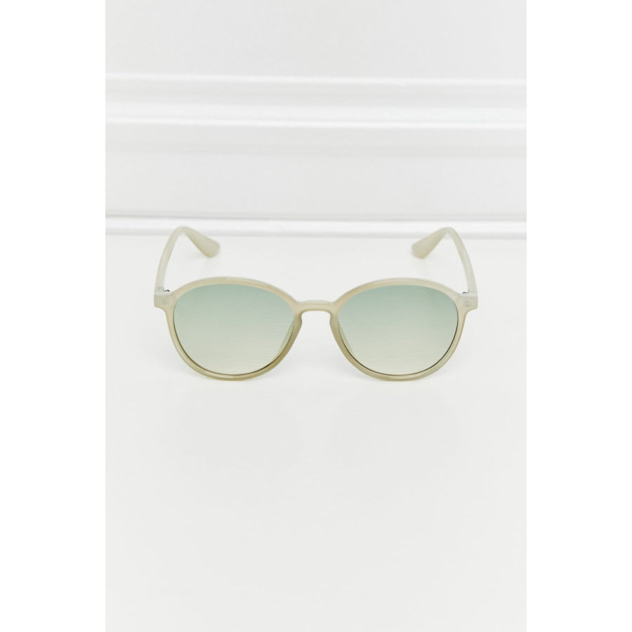 Full Rim Polycarbonate Frame Sunglasses Mist Green / One Size
