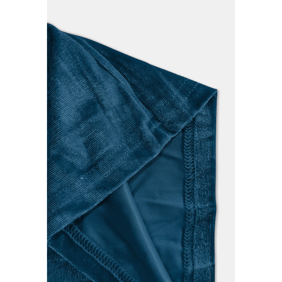 Full Size High Waist Pants Deep Teal / S Apparel and Accessories