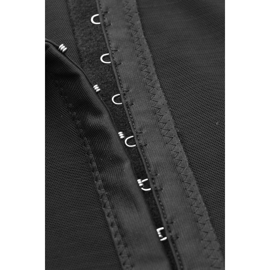 Full Size Hook-and-Eye Shaping Shorts