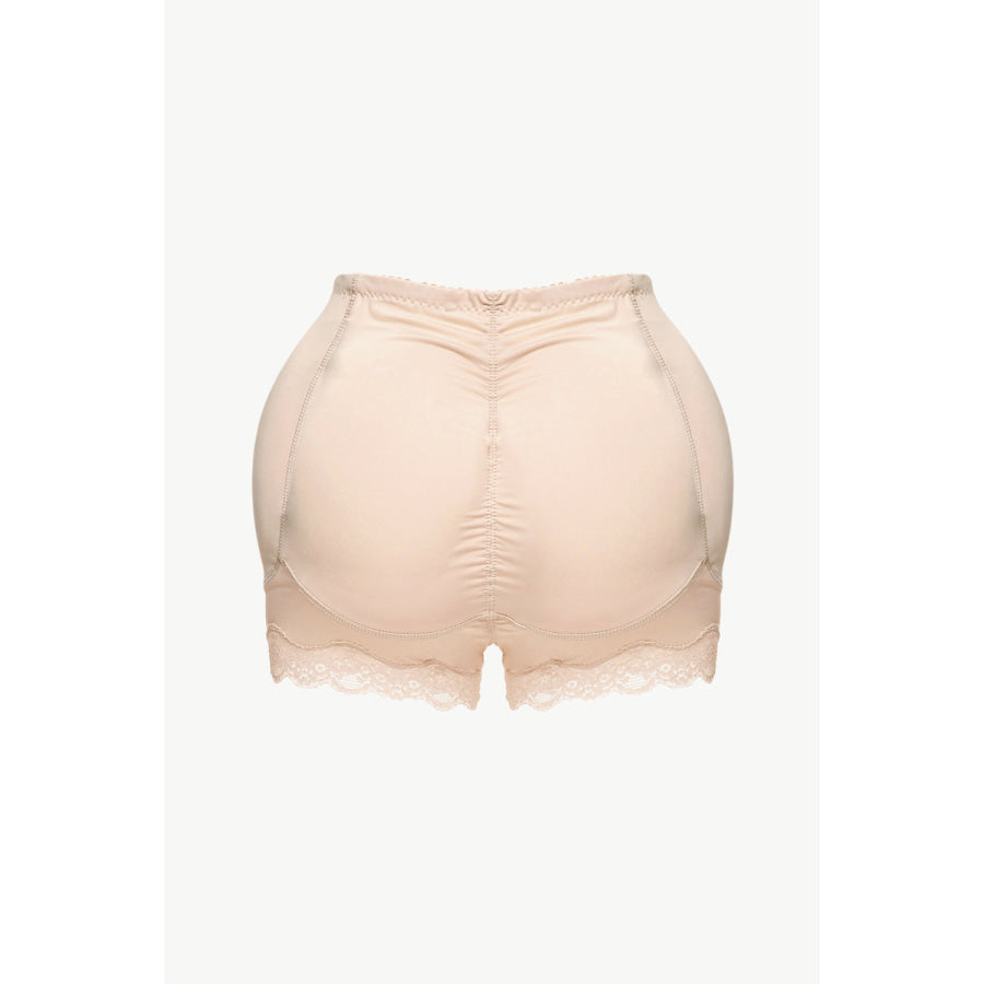 Full Size Lace Trim Shaping Shorts