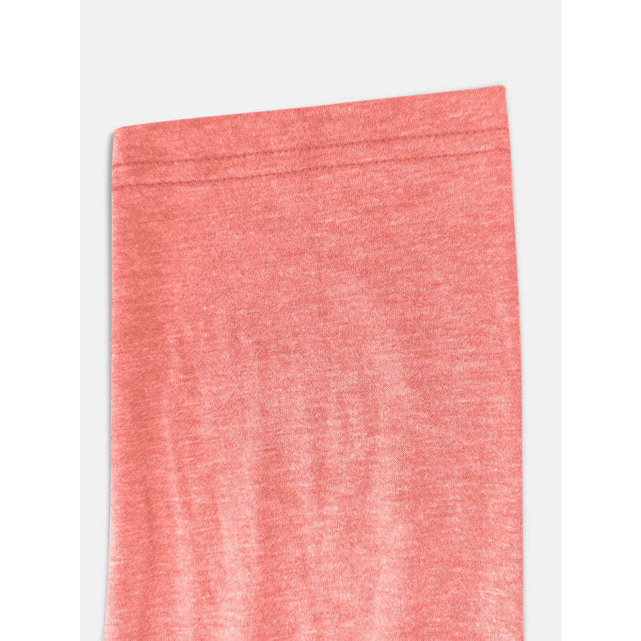 Full Size Notched Long Sleeve T-Shirt Apparel and Accessories