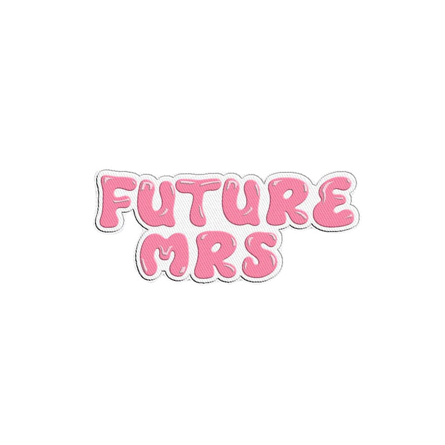 Future Mrs Embroidered Patch WS 600 Accessories
