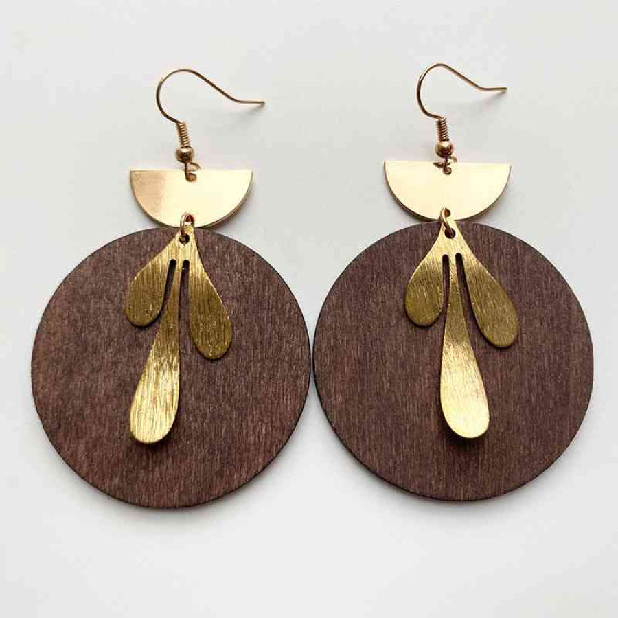 Geometric Drop Earrings Style A / One Size Clothing
