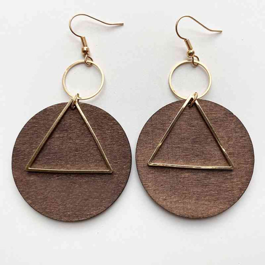Geometric Drop Earrings Style B / One Size Clothing