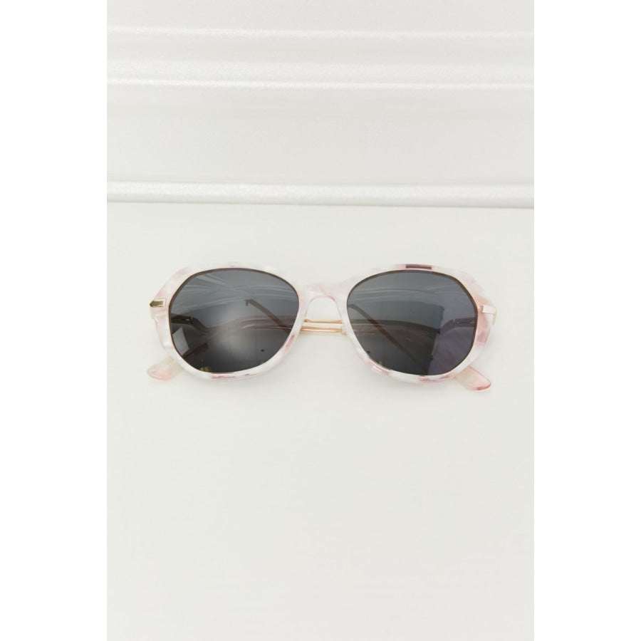 Glam TAC Polarization Lens Sunglasses Blush Pink / One Size