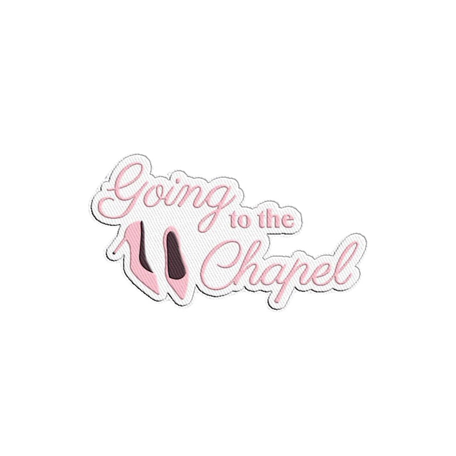 Going to the Chapel Embroidered Patch WS 600 Accessories