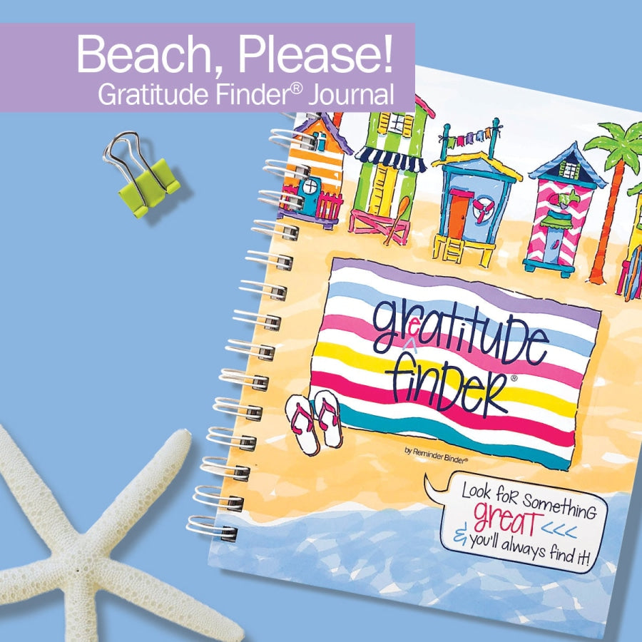 Gratitude Finder® Journals Beach, please! Gratitude